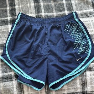 Navy/aqua Nike shorts